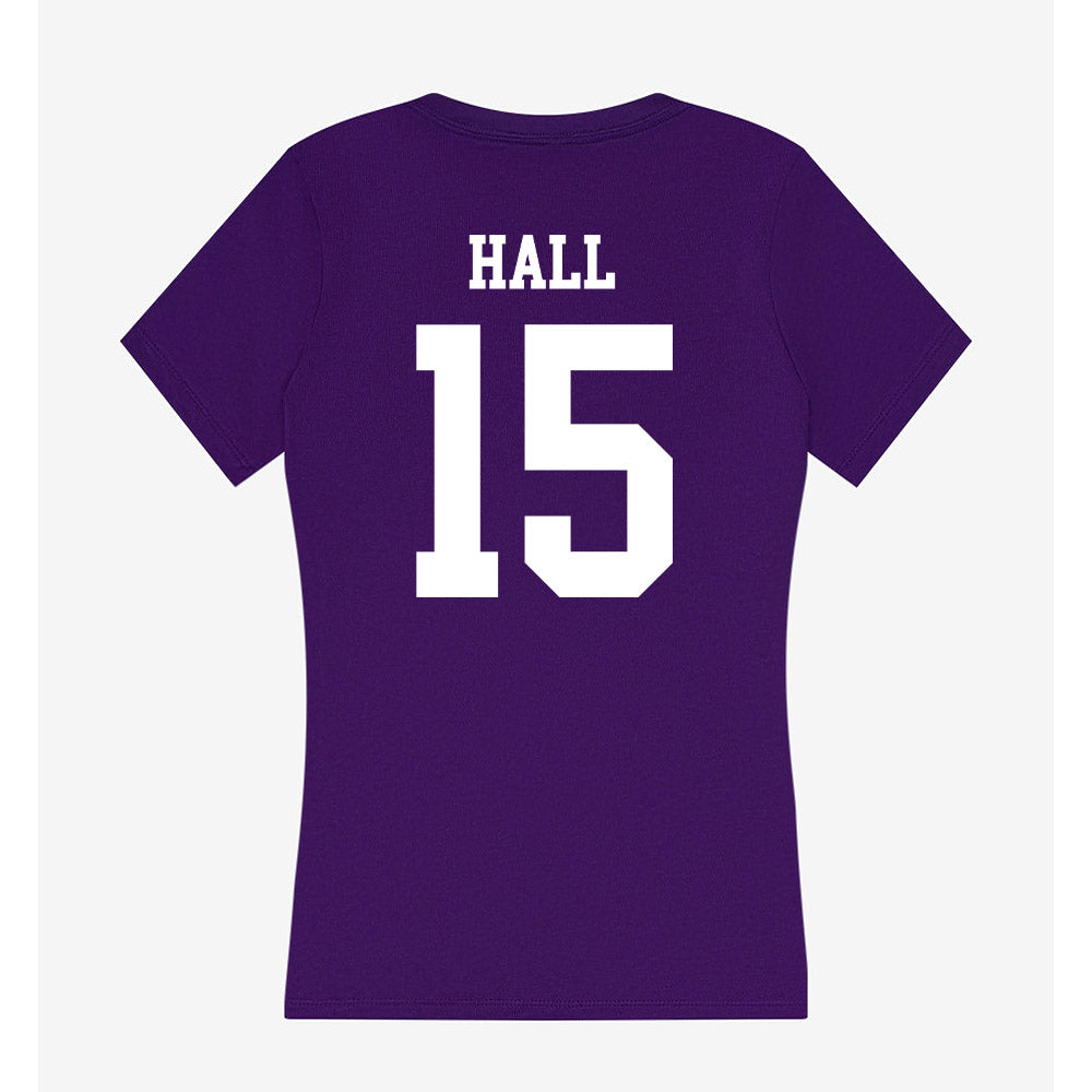 SFA - NCAA Softball : Reagan Hall - Women's V-Neck T-Shirt-1