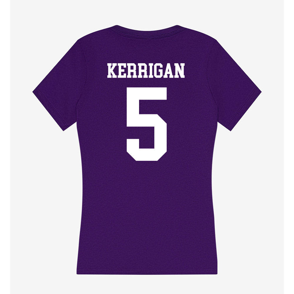SFA - NCAA Women's Bowling : Juliana Kerrigan - Women's V-Neck T-Shirt-1