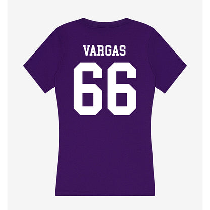 SFA - NCAA Football : Cameron Vargas - Women's V-Neck T-Shirt-1