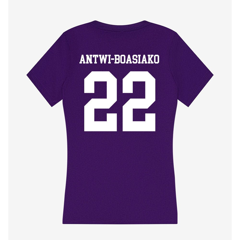 SFA - NCAA Men's Basketball : Nana Antwi-Boasiako - Women's V-Neck T-Shirt-1