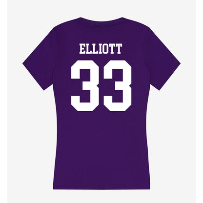 SFA - NCAA Baseball : Gage Elliott - Women's V-Neck T-Shirt-1