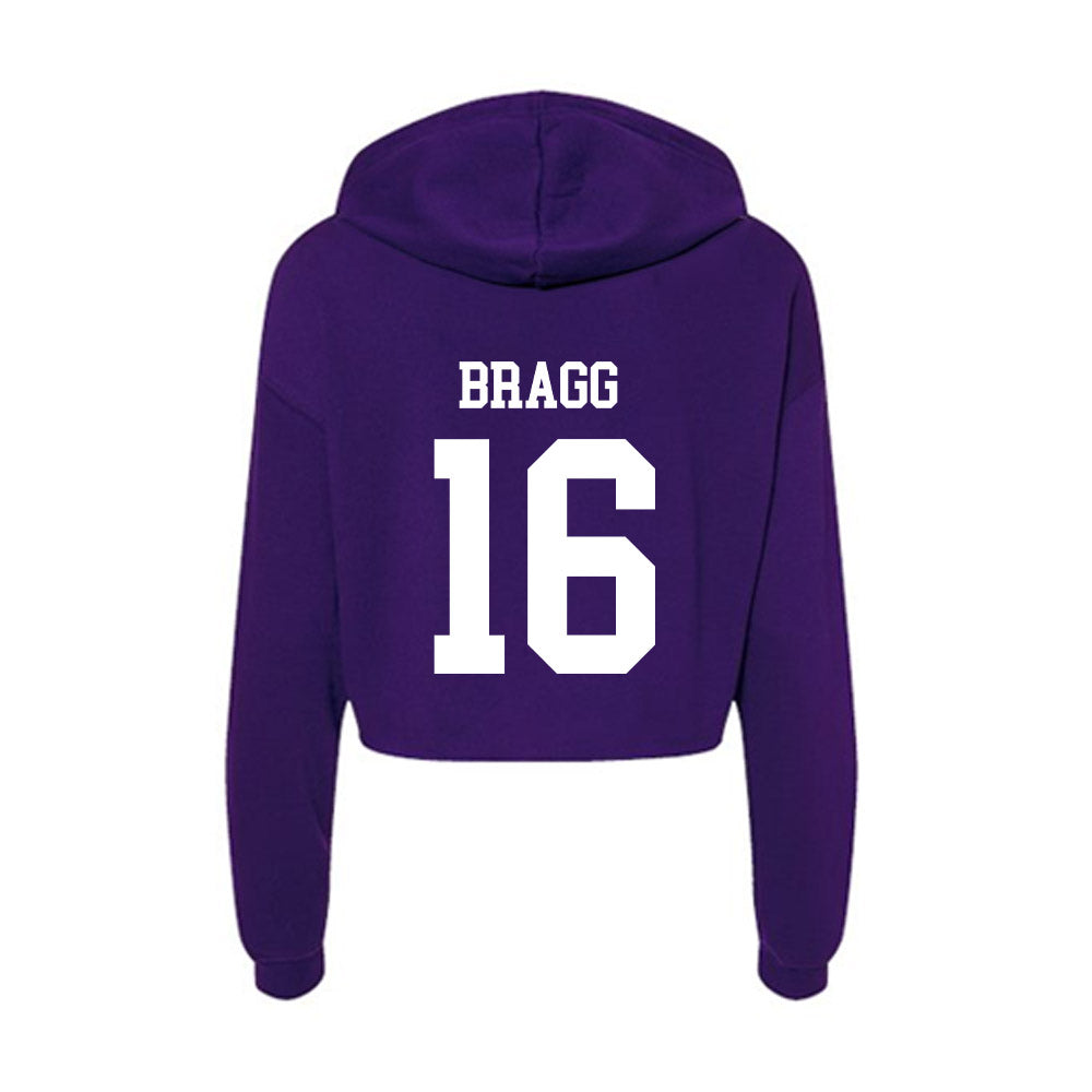  - NCAA Men's Track & Field : Payton Bragg - Women's Crop Fleece Hoodie-1