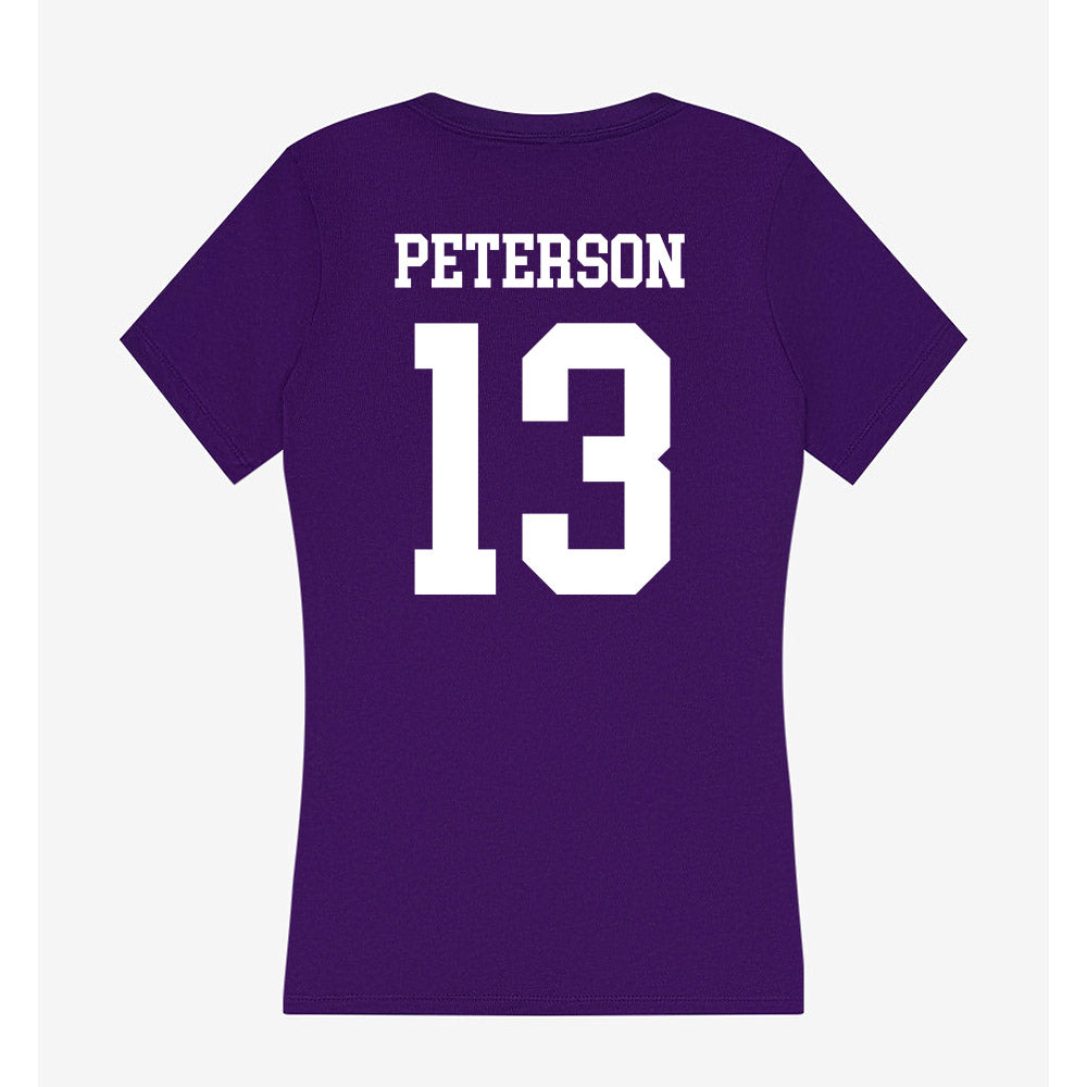 SFA - NCAA Women's Volleyball : Haley Peterson - Women's V-Neck T-Shirt-1