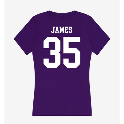 SFA - NCAA Baseball : Jack James - Women's V-Neck T-Shirt-1