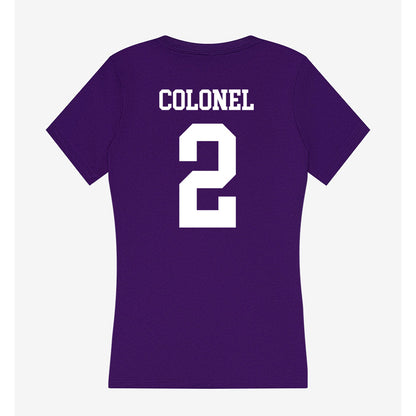 SFA - NCAA Men's Basketball : Jerald Colonel - Women's V-Neck T-Shirt-1