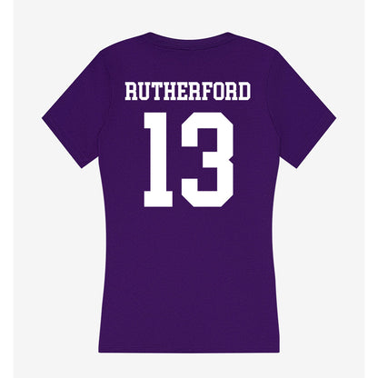 SFA - NCAA Football : Gavin Rutherford - Women's V-Neck T-Shirt-1