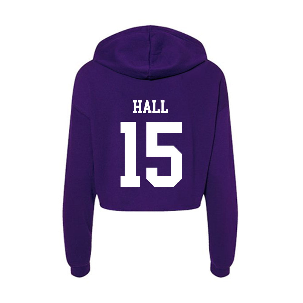 SFA - NCAA Softball : Reagan Hall - Women's Crop Fleece Hoodie-1