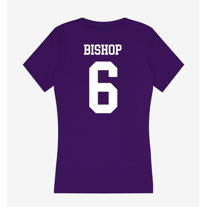 SFA - NCAA Softball : Kylie Bishop - Women's V-Neck T-Shirt-1