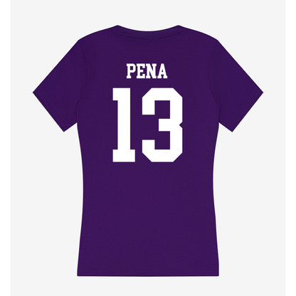 SFA - NCAA Baseball : Ethan Pena - Women's V-Neck T-Shirt-1