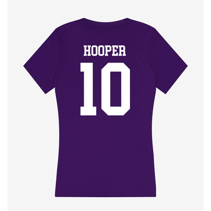 SFA - NCAA Baseball : Owen Hooper - Women's V-Neck T-Shirt-1