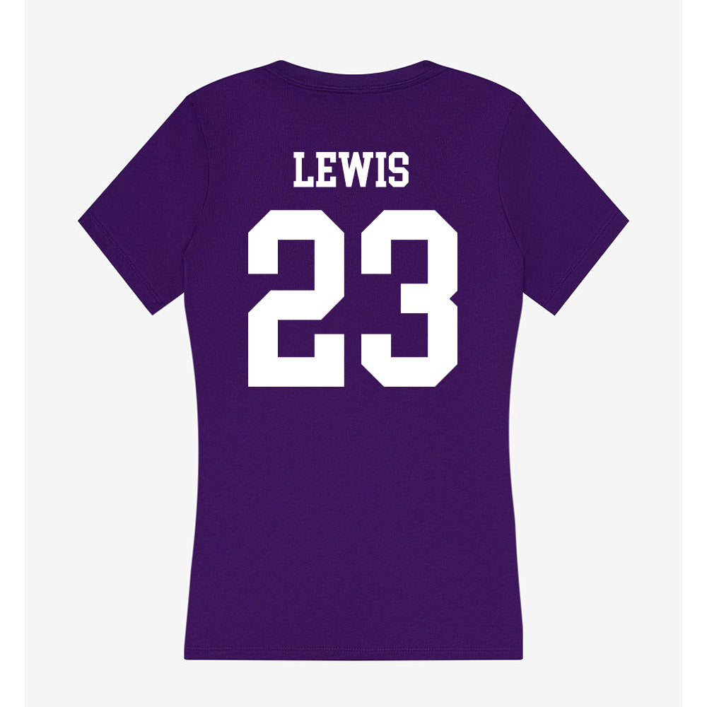 SFA - NCAA Softball : Gianna Lewis - Women's V-Neck T-Shirt-1