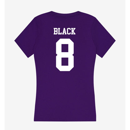 SFA - NCAA Baseball : Rodric Black - Women's V-Neck T-Shirt-1