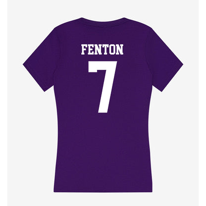 SFA - NCAA Women's Soccer : Addy Fenton - Women's V-Neck T-Shirt-1
