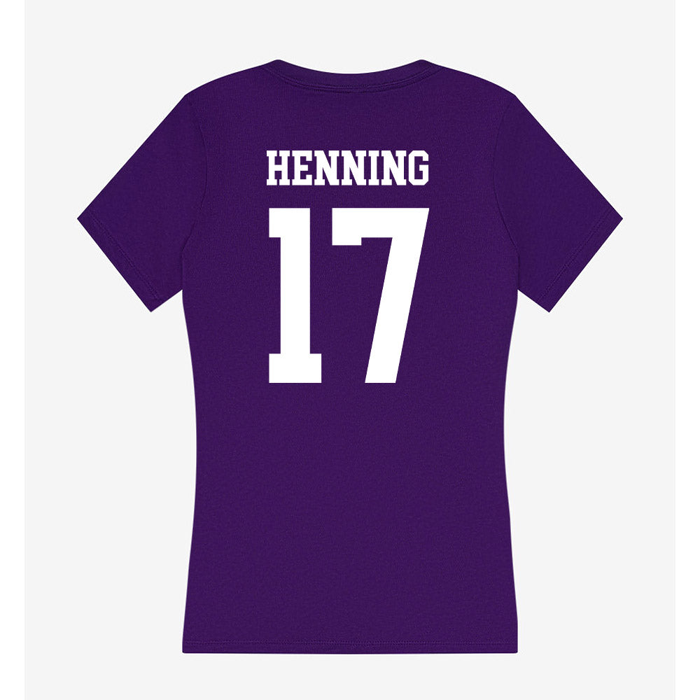 SFA - NCAA Baseball : Mark Henning - Women's V-Neck T-Shirt-1