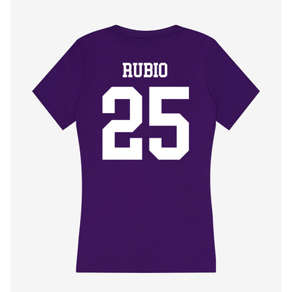 SFA - NCAA Baseball : Adrian Rubio - Women's V-Neck T-Shirt-1