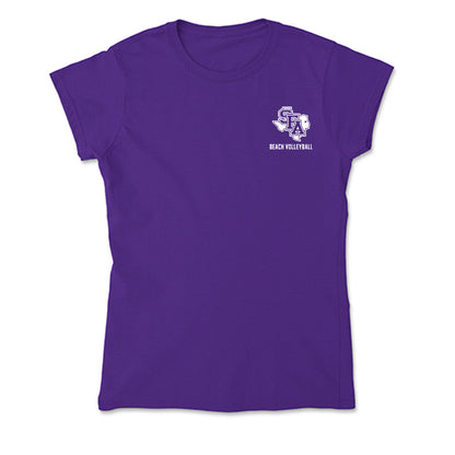 SFA - NCAA Beach Volleyball : Olivia Zeigler - Soft Style Women’s T-Shirt-0