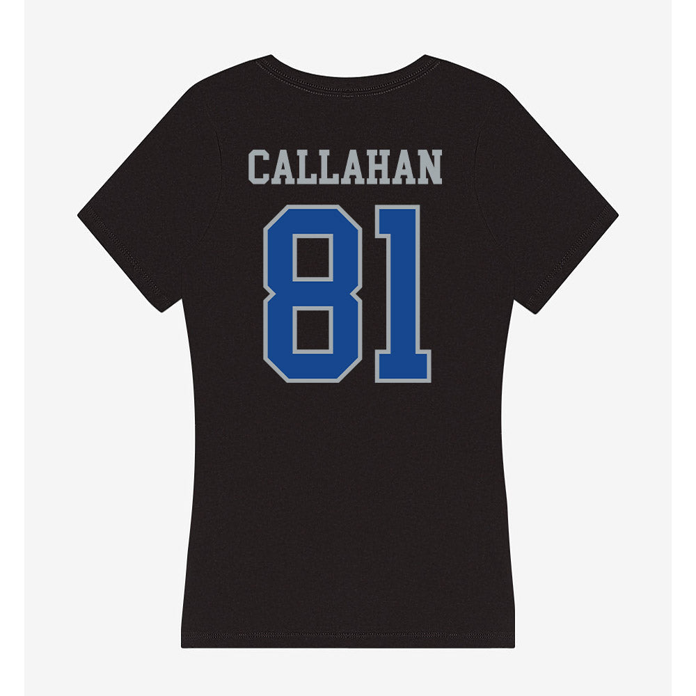 CNU - NCAA Football : Jordan Callahan - Women's V-Neck T-Shirt-1