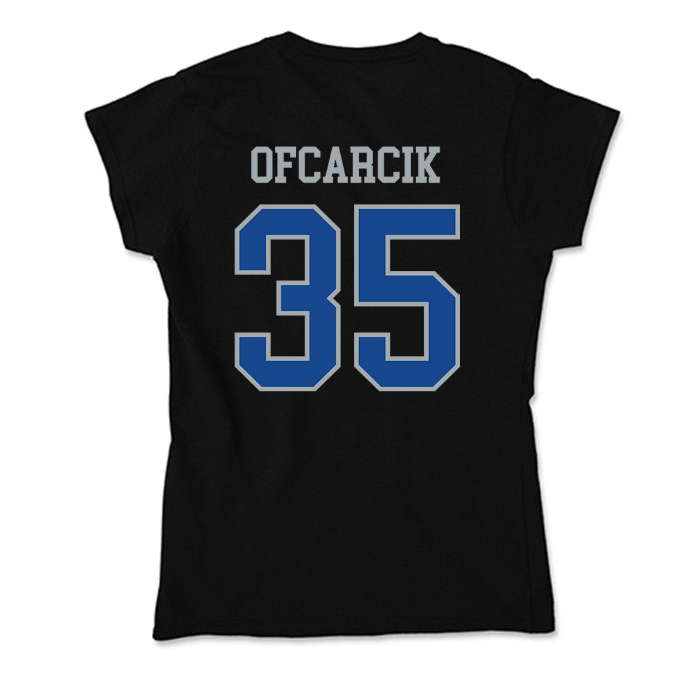 CNU - NCAA Men's Basketball : Jason Ofcarcik - Soft Style Women’s T-Shirt-1