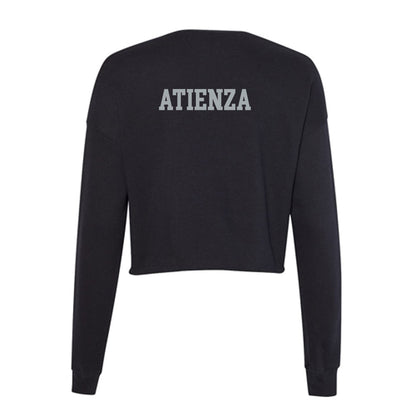 CNU - NCAA Men's Track & Field : Johnny Atienza - Women's Cropped Crew Fleece-1