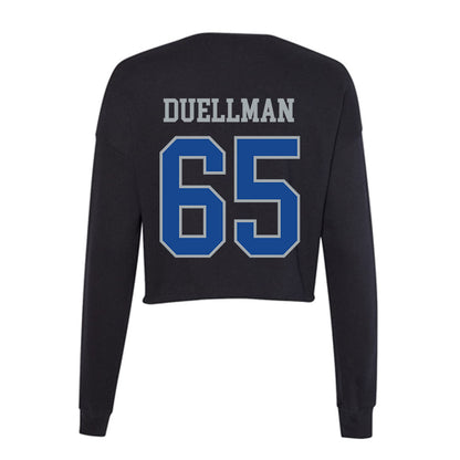 CNU - NCAA Football : Chris Duellman - Women's Cropped Crew Fleece-1