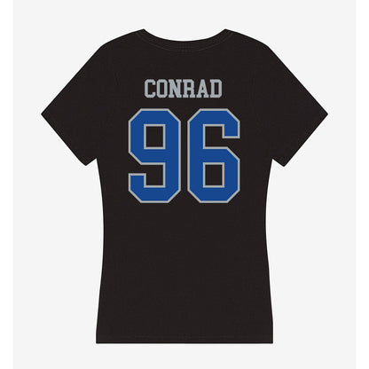 CNU - NCAA Football : Walker Conrad - Women's V-Neck T-Shirt-1