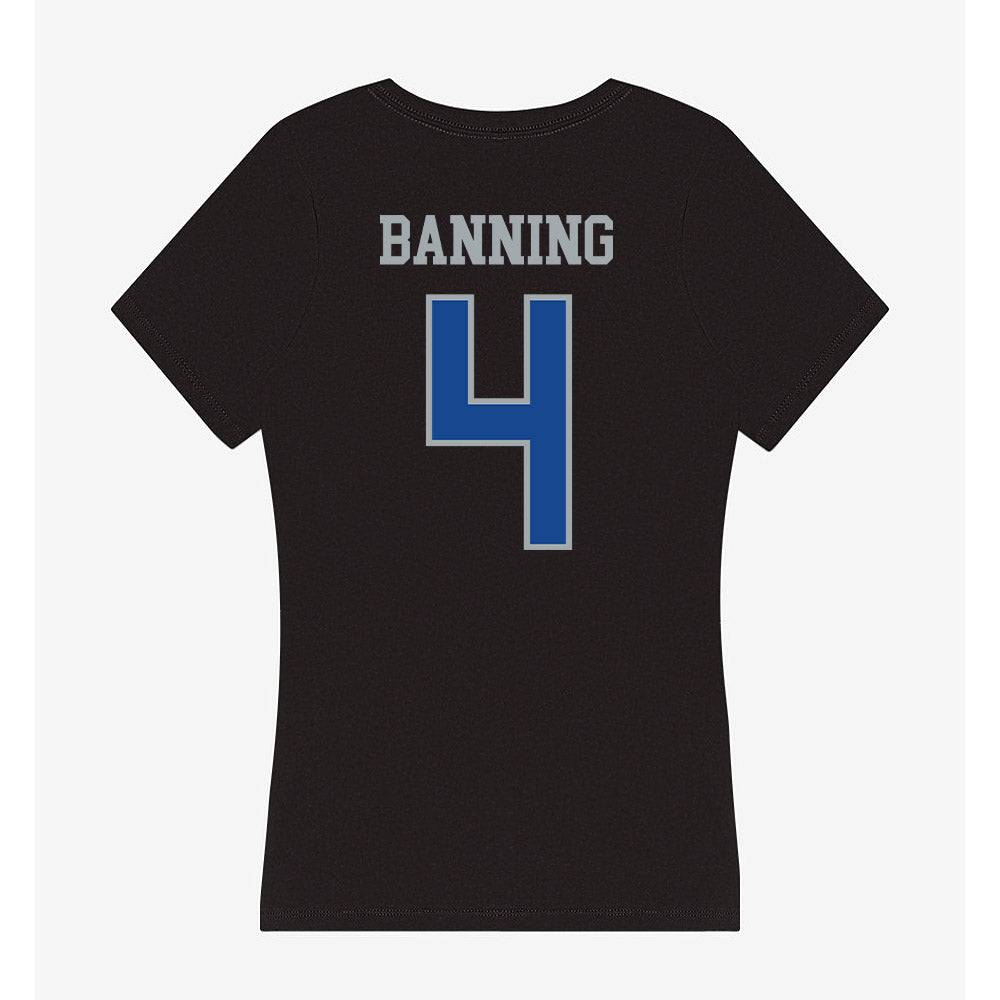 CNU - NCAA Football : Bryce Banning - Women's V-Neck T-Shirt-1
