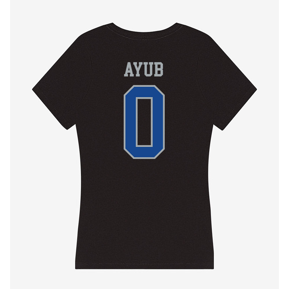 CNU - NCAA Football : Shahmir Ayub - Women's V-Neck T-Shirt-1