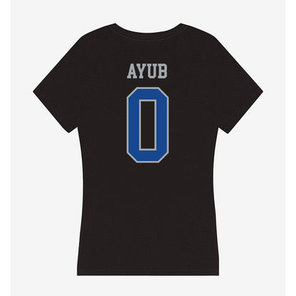 CNU - NCAA Football : Shahmir Ayub - Women's V-Neck T-Shirt-1