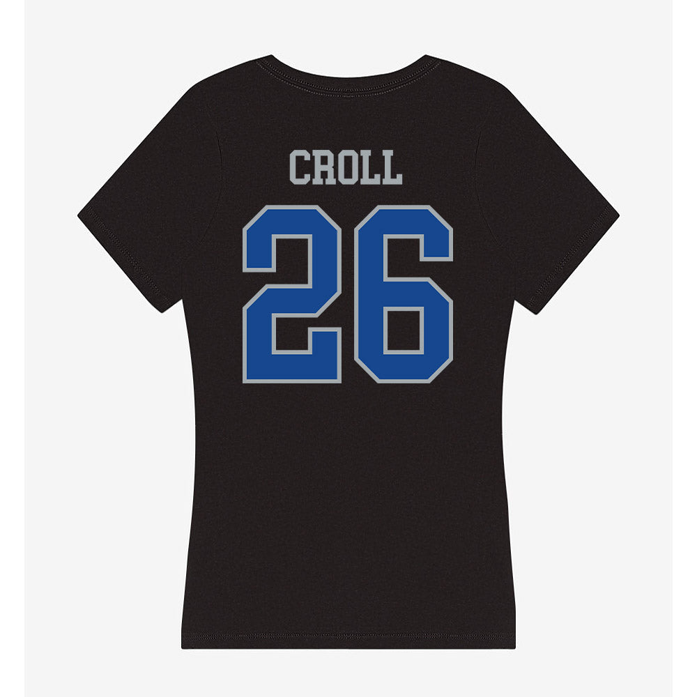 CNU - NCAA Baseball : Gus Croll - Women's V-Neck T-Shirt-1