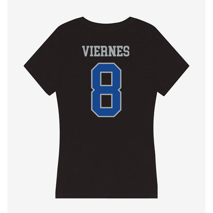 CNU - NCAA Football : Jayson Viernes - Women's V-Neck T-Shirt-1