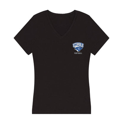 CNU - NCAA Football : Masi Bruning - Women's V-Neck T-Shirt-0