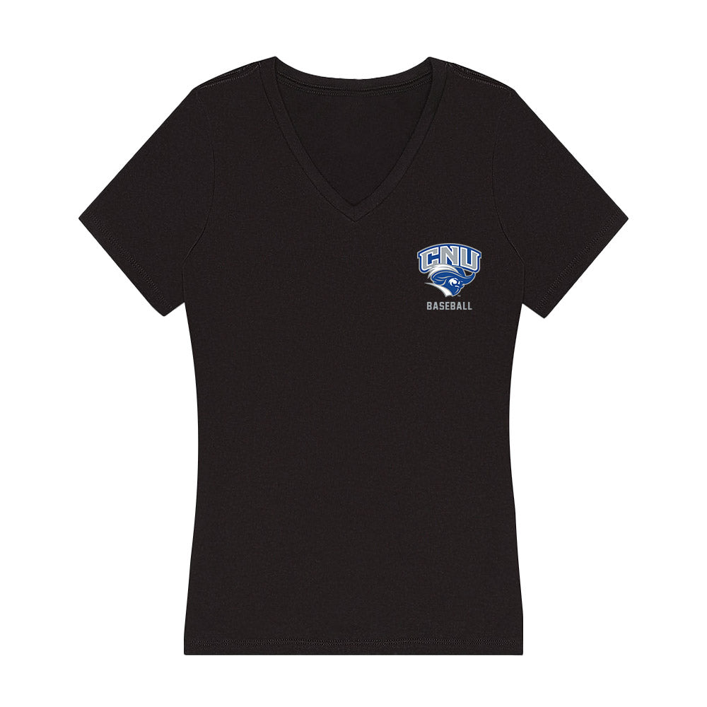 CNU - NCAA Baseball : Marcus Dux - Women's V-Neck T-Shirt-0