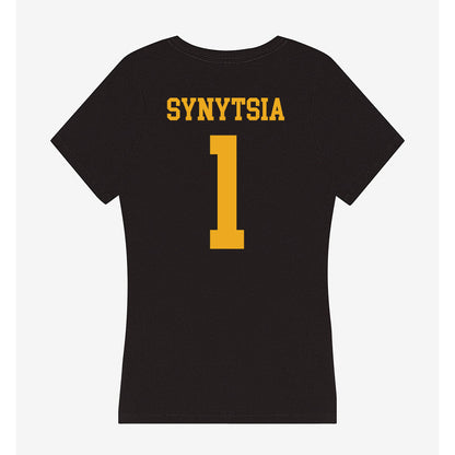 LBSU - NCAA Women's Water Polo : Polina Synytsia - Women's V-Neck T-Shirt-1