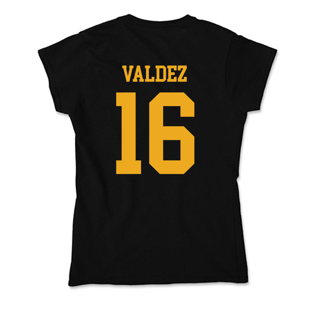 LBSU - NCAA Baseball : Damon Valdez - Soft Style Women’s T-Shirt-1