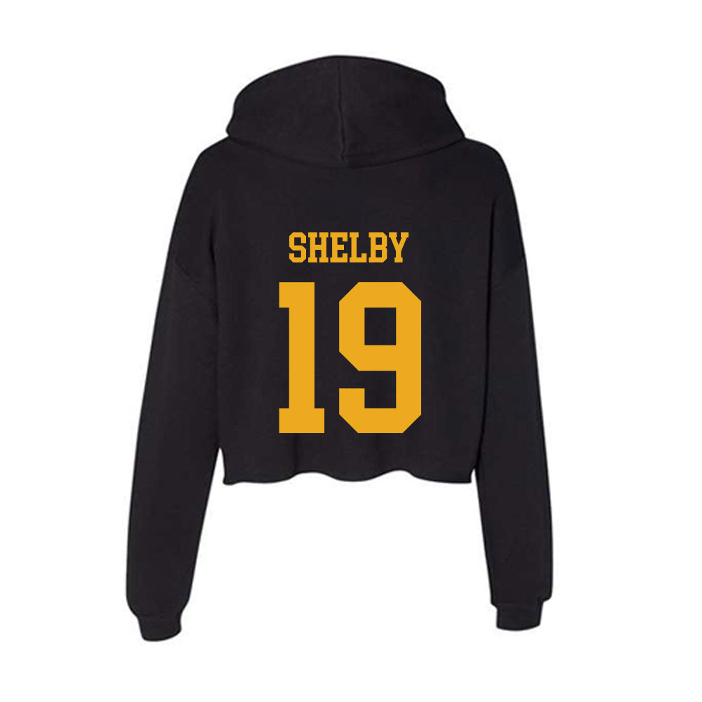 LBSU - NCAA Baseball : Hogan Shelby - Women's Crop Fleece Hoodie-1
