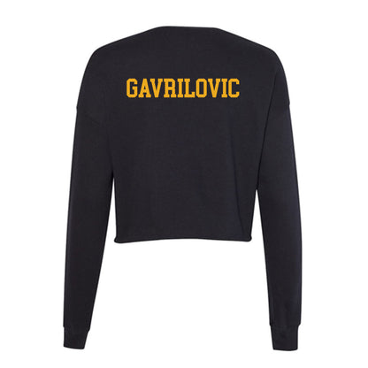 LBSU - NCAA Women's Track & Field : Abigail Gavrilovic - Women's Cropped Crew Fleece-1
