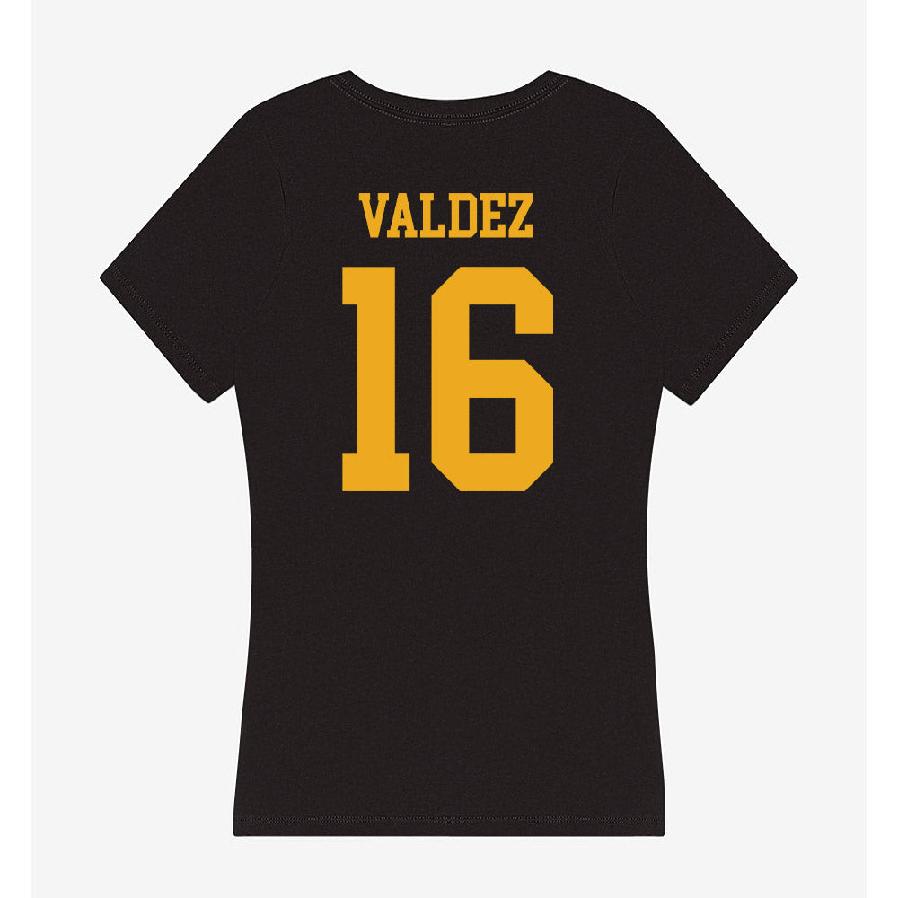 LBSU - NCAA Baseball : Damon Valdez - Women's V-Neck T-Shirt-1