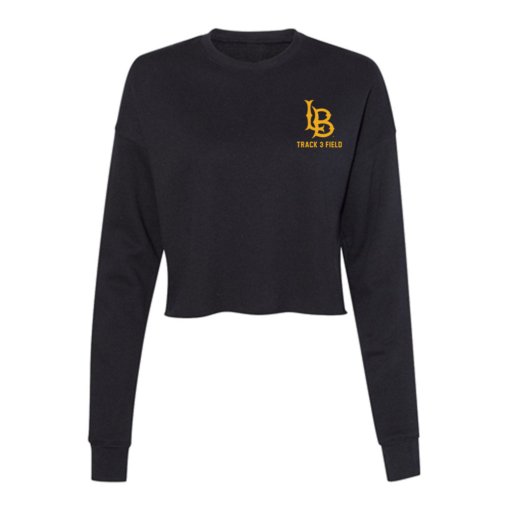 LBSU - NCAA Women's Track & Field : Trinity Barnett - Women's Cropped Crew Fleece-0