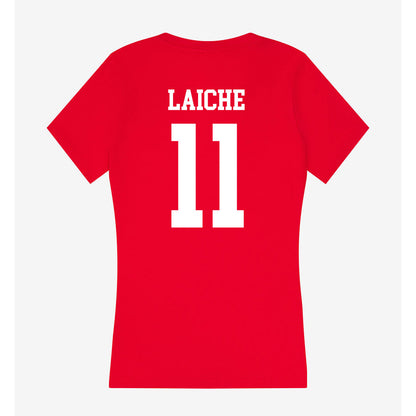 Tampa - NCAA Baseball : Alex Laiche - Women's V-Neck T-Shirt-1