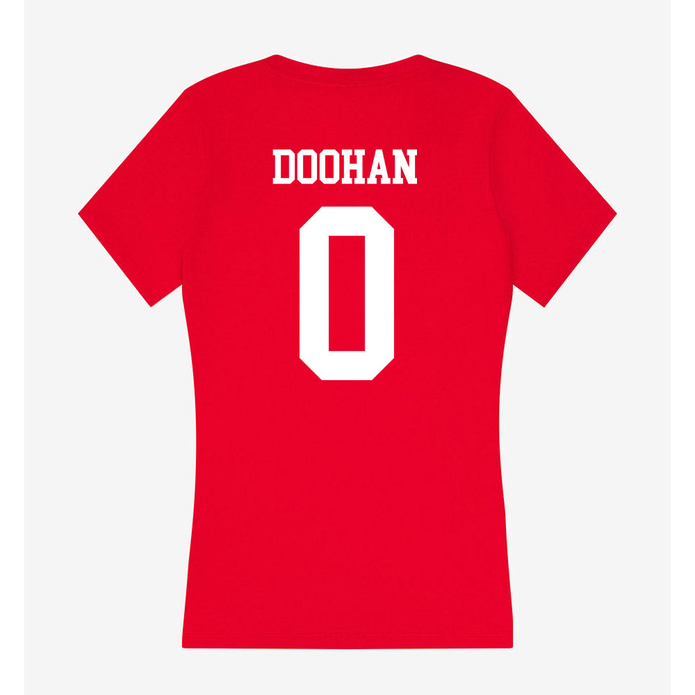 Tampa - NCAA Women's Soccer : Lia Doohan - Women's V-Neck T-Shirt-1