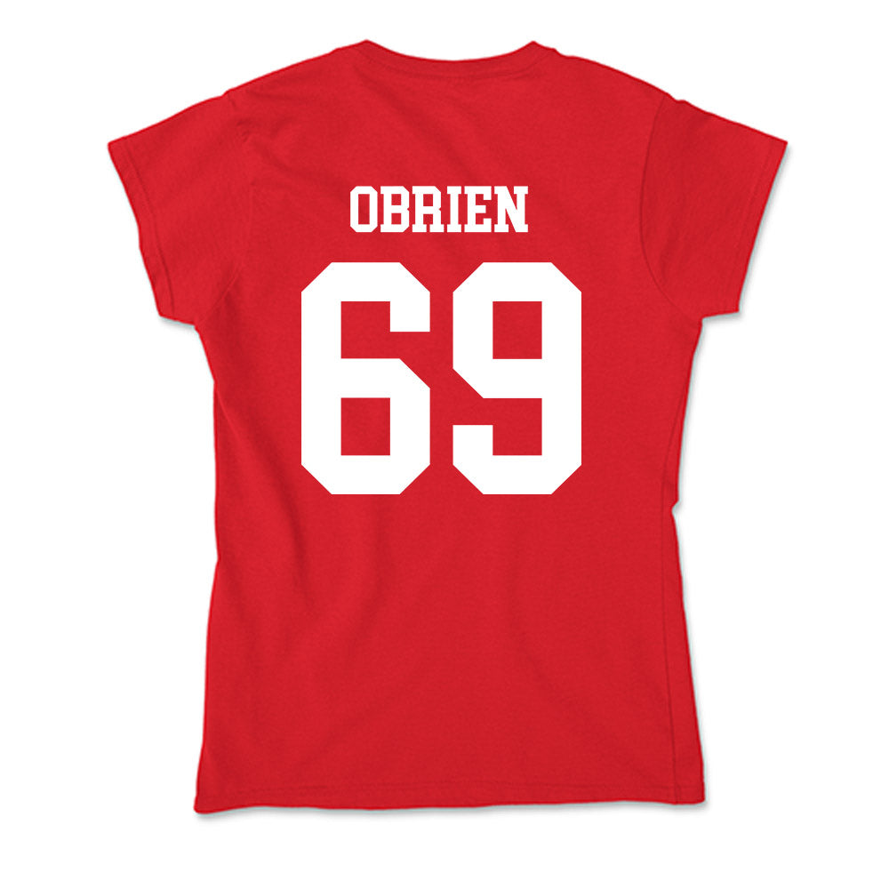 Tampa - NCAA Men's Lacrosse : Connor OBrien - Soft Style Women’s T-Shirt-1