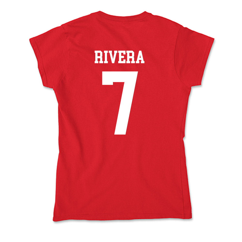 Tampa - NCAA Baseball : Hector Rivera - Soft Style Women’s T-Shirt-1