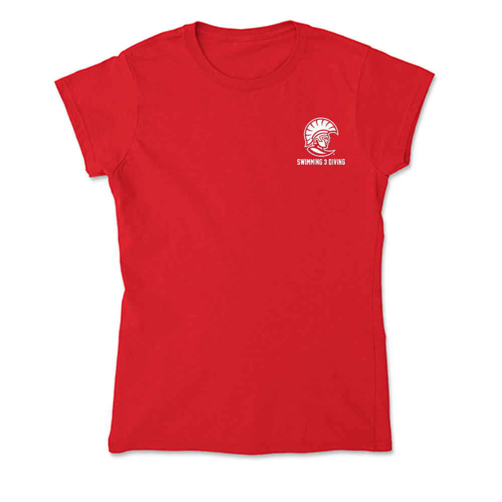 Tampa - NCAA Men's Swimming & Diving : Jared Allison - Soft Style Women’s T-Shirt-0