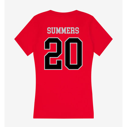 CSUN - NCAA Women's Water Polo : Claire Summers - Women's V-Neck T-Shirt-1