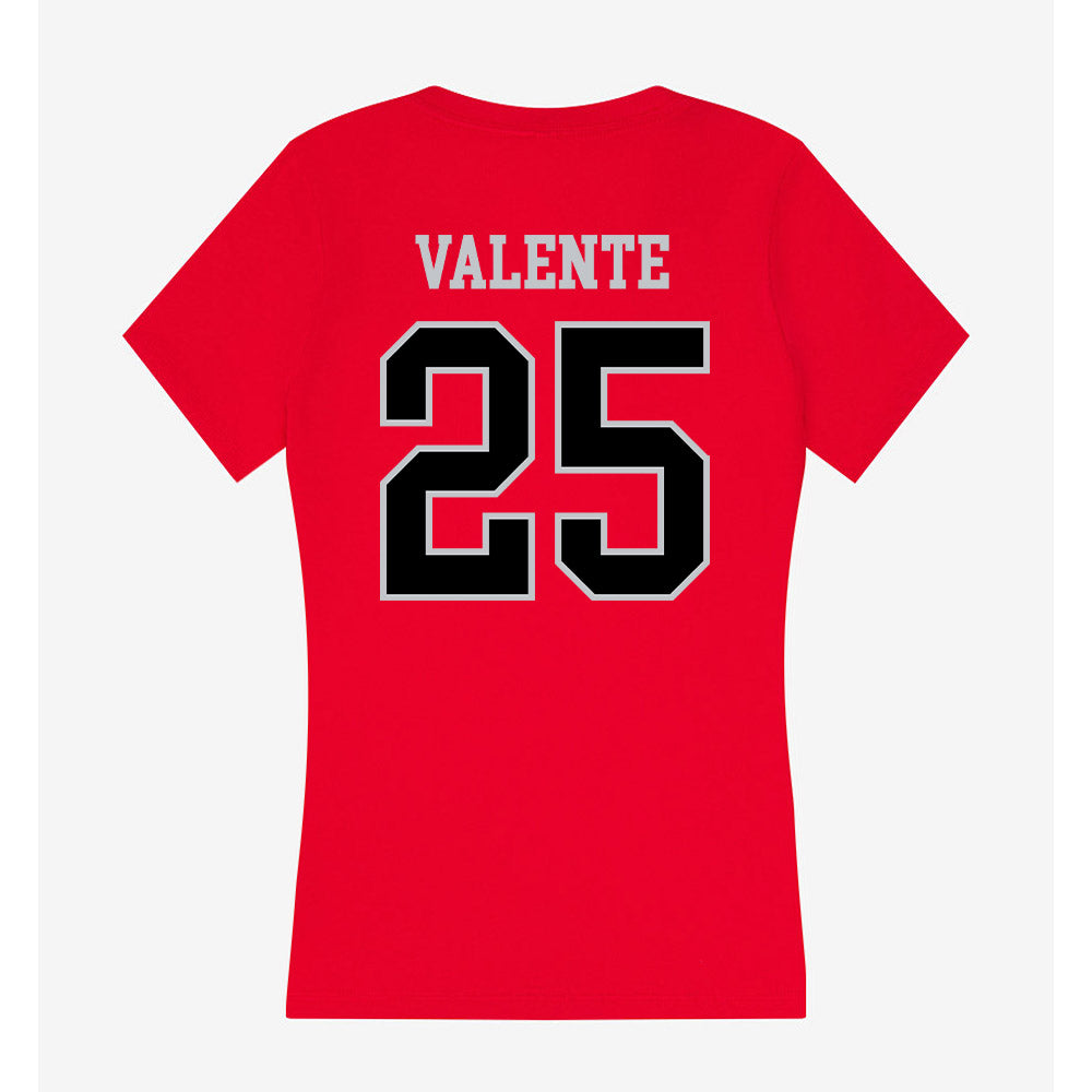 CSUN - NCAA Women's Soccer : Alex Valente - Women's V-Neck T-Shirt-1