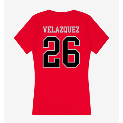 CSUN - NCAA Women's Soccer : Ariah Velazquez - Women's V-Neck T-Shirt-1