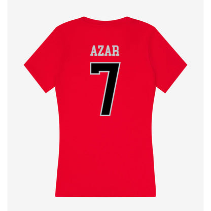 CSUN - NCAA Women's Soccer : Yasmin Azar - Women's V-Neck T-Shirt-1