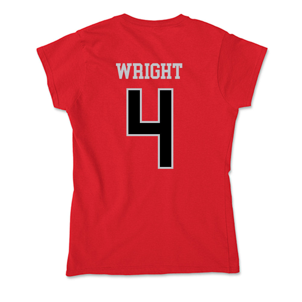 CSUN - NCAA Softball : TaTiannah Wright - Soft Style Women’s T-Shirt-1
