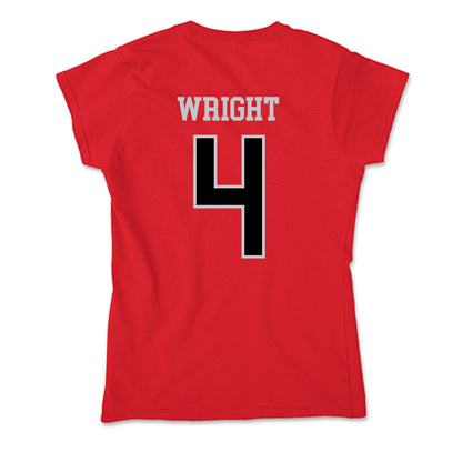 CSUN - NCAA Softball : TaTiannah Wright - Soft Style Women’s T-Shirt-1