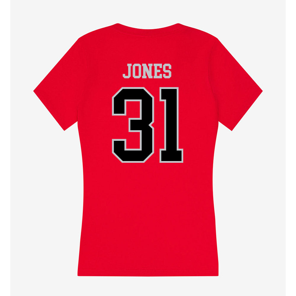 CSUN - NCAA Baseball : Jack Jones - Women's V-Neck T-Shirt-1